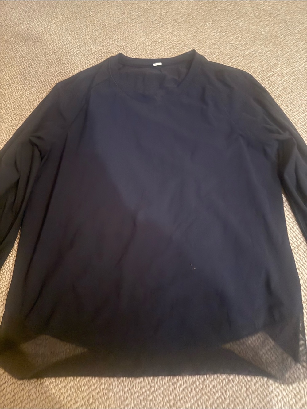 lululemon athletica Black Long-Sleeve Performance Tee